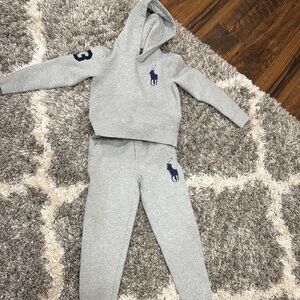 Polo by Ralph Lauren Gray Kids Matching Set